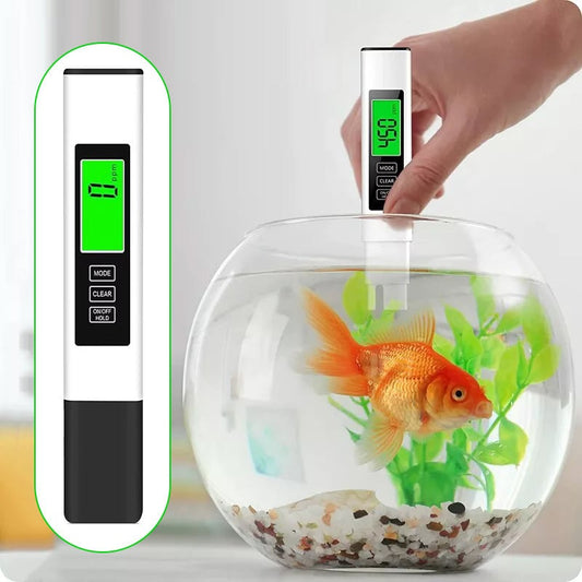 Digital Water Tester 4-in-1 Titanium Probe Backlit Display