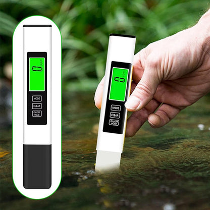 Digital Water Tester 4-in-1 Titanium Probe Backlit Display