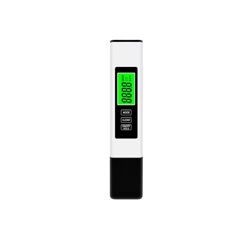 Digital Water Tester 4-in-1 Titanium Probe Backlit Display