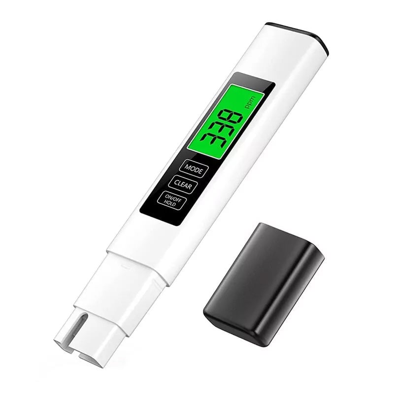 Digital Water Tester 4-in-1 Titanium Probe Backlit Display