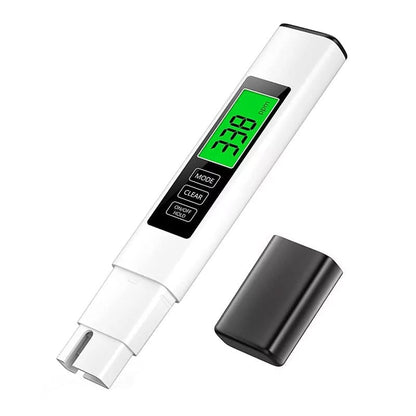 Digital Water Tester 4-in-1 Titanium Probe Backlit Display