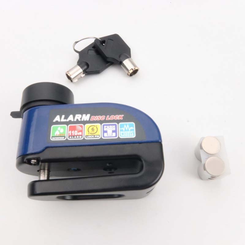 Disc Lock Aluminum Motion-Activated 110 dB Alarm