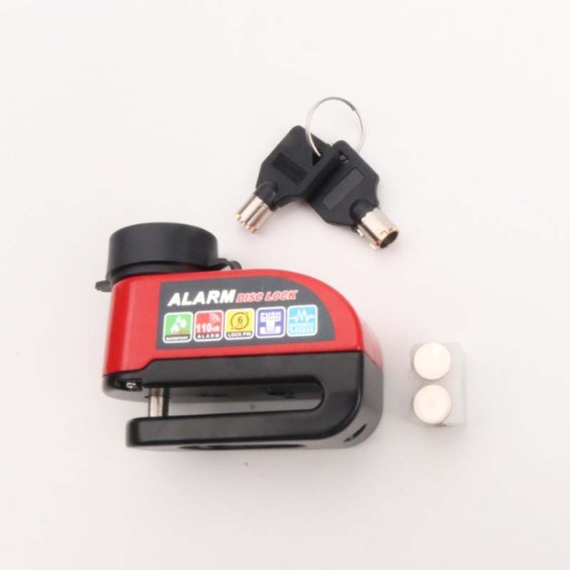Disc Lock Aluminum Motion-Activated 110 dB Alarm
