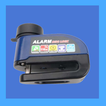Disc Lock Aluminum Motion-Activated 110 dB Alarm