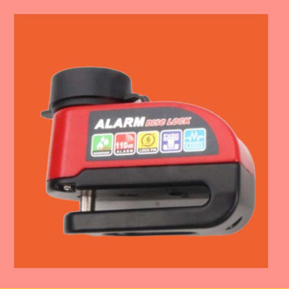 Disc Lock Aluminum Motion-Activated 110 dB Alarm