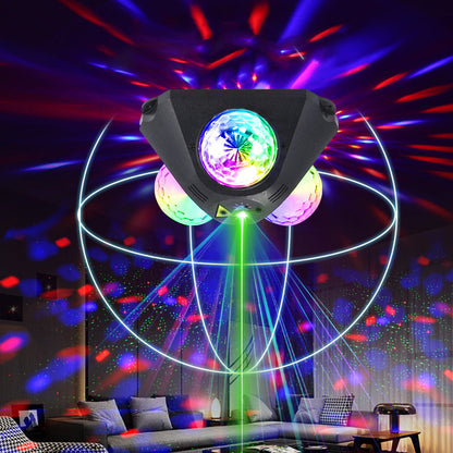 Disco Projector RGB Laser & Music-Synced