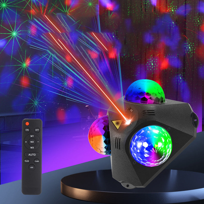 Disco Projector RGB Laser & Music-Synced