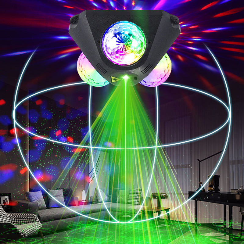 Disco Projector RGB Laser & Music-Synced