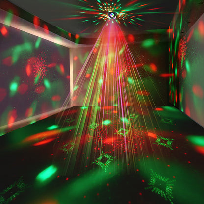 Disco Projector RGB Laser & Music-Synced