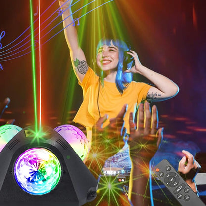 Disco Projector RGB Laser & Music-Synced