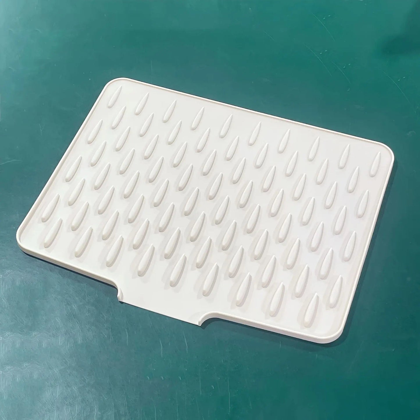 Dish Drying Mat Heat-Resistant Silicone Raised Drainage
