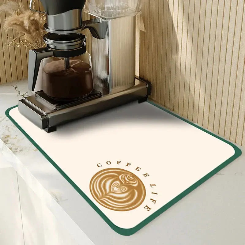Dish Drying Mat Highly Absorbent Non-Slip & Machine Washable