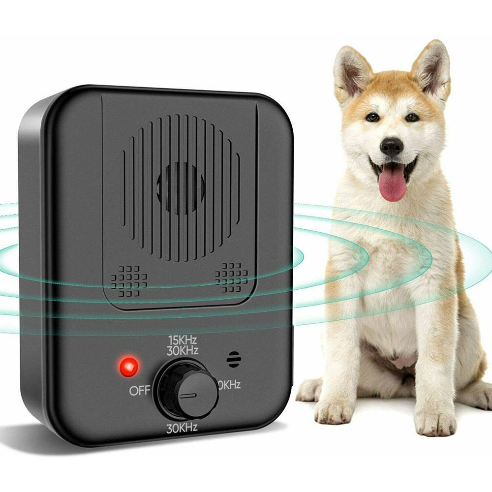 Dog Bark Control Device Ultrasonic Adjustable Frequency Rechargeable