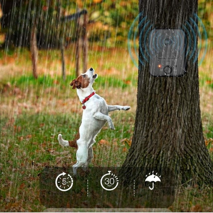 Dog Bark Control Device Ultrasonic Adjustable Frequency Rechargeable