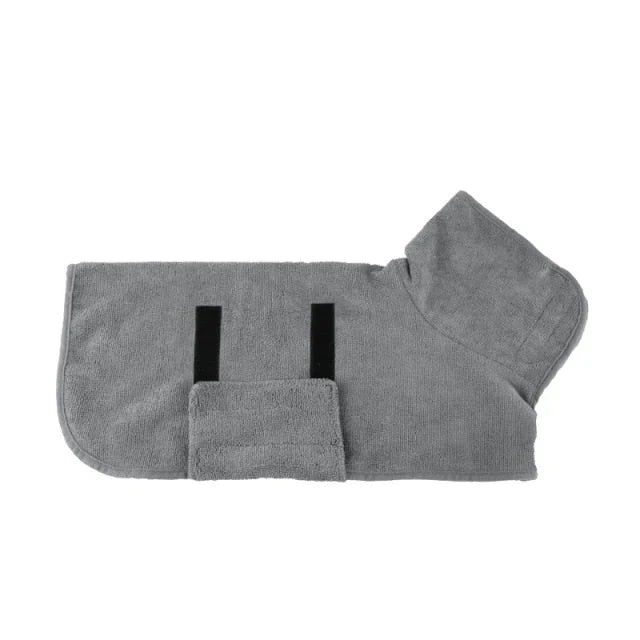 Dog Bathrobe Ultra-Absorbent Microfiber Hooded Quick-Dry