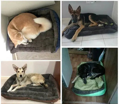 Dog Bed Cotton Fleece Lining & Padded Sidewalls Machine Washable