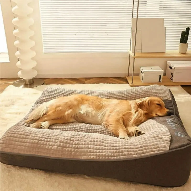 Dog Bed Orthopedic Support & Raised Edge Removable Cover