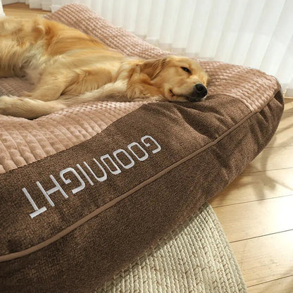 Dog Bed Orthopedic Support & Raised Edge Removable Cover