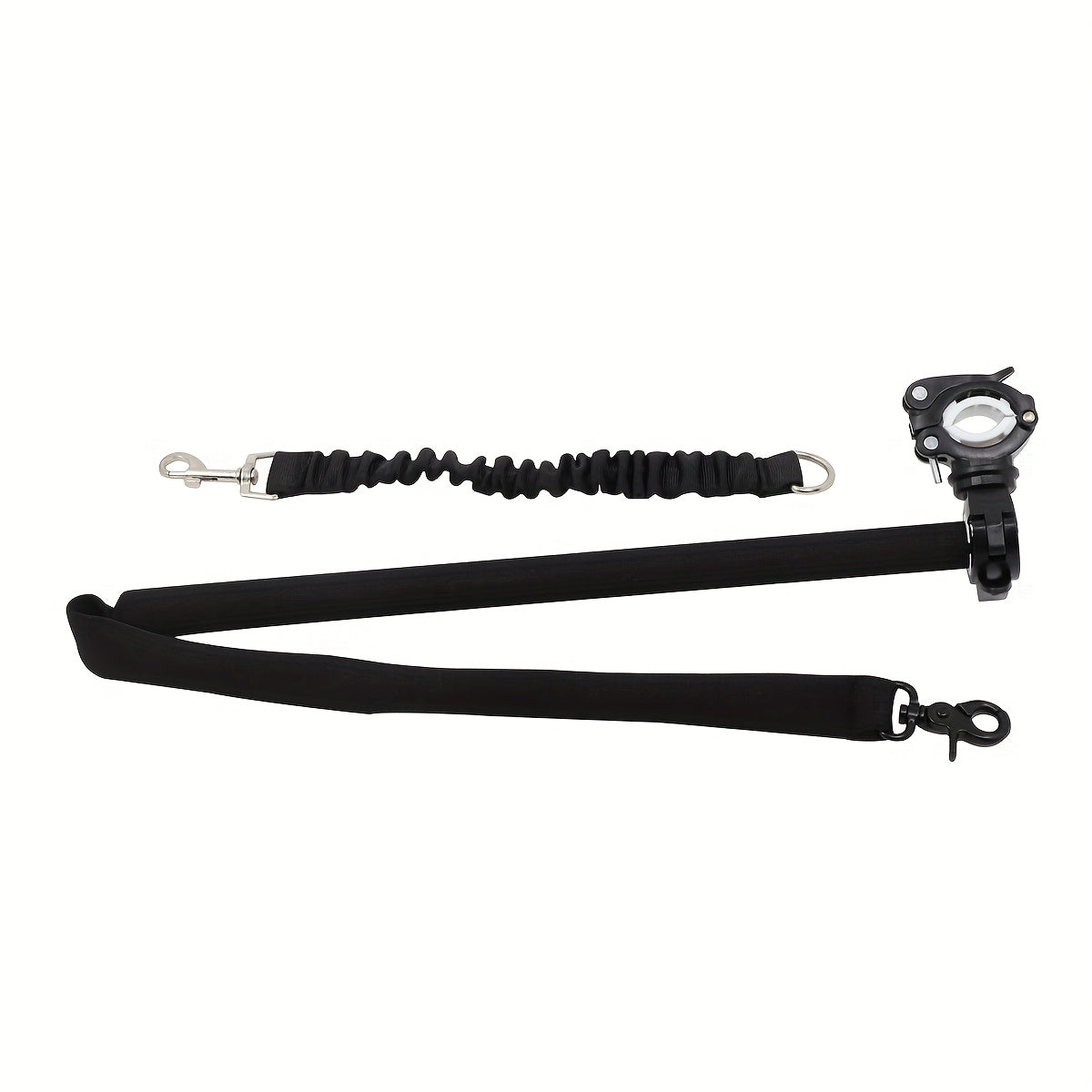 Dog Bike Leash Elastic Bungee Stainless Steel Cable