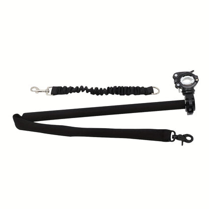 Dog Bike Leash Elastic Bungee Stainless Steel Cable