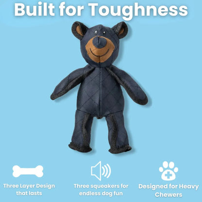 Dog Chew Toy Reinforced Multi-Layer Dental-Cleaning BPA-Free