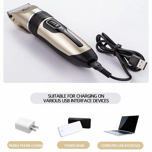 Dog Clipper Ultra-Quiet Ceramic Blade Cordless