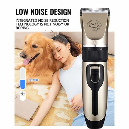 Dog Clipper Ultra-Quiet Ceramic Blade Cordless
