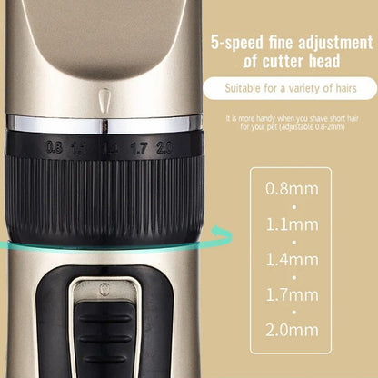 Dog Clipper Ultra-Quiet Ceramic Blade Cordless