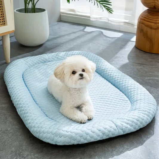Dog Cooling Mat Temperature-Regulating Non-Slip Machine-Washable Cover