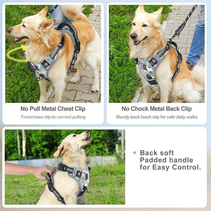 Dog Harness Anti-Pull & Padded Handle Reflective Straps
