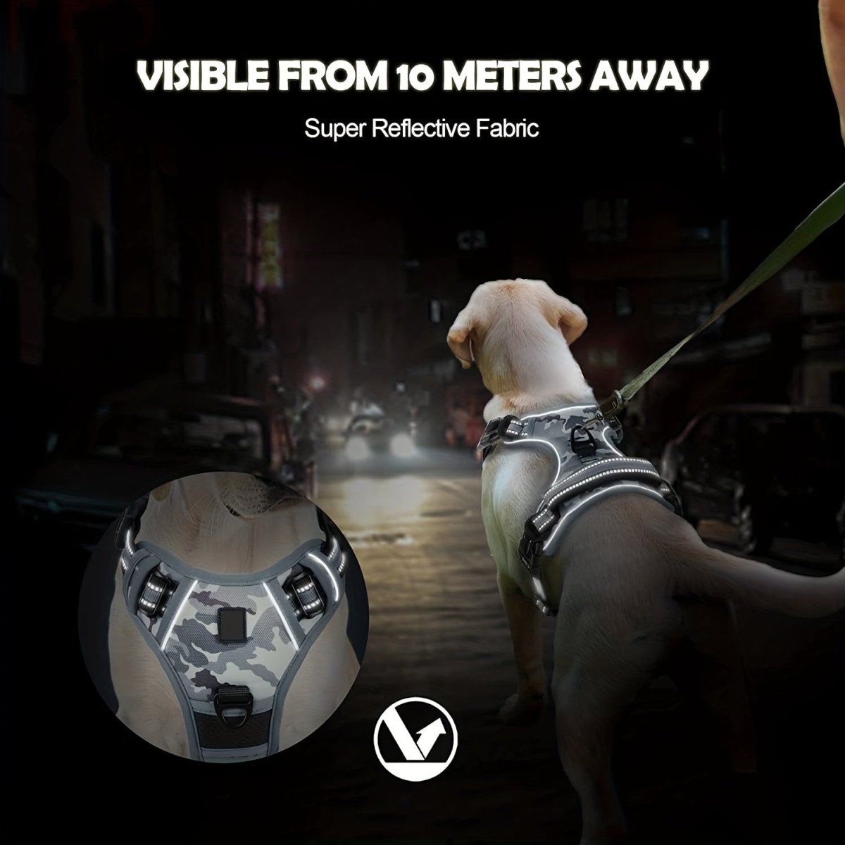 Dog Harness Anti-Pull & Padded Handle Reflective Straps