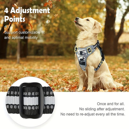 Dog Harness Anti-Pull & Padded Handle Reflective Straps