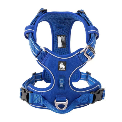 Dog Harness Breathable Fabric Adjustable Straps & Sturdy Buckles