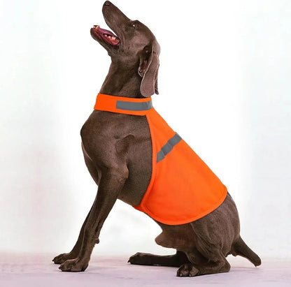 Dog Safety Vest Reflective Strips Adjustable Straps Lightweight