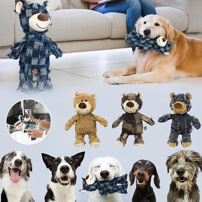 Dog Toy Durable Plush Squeaker Cotton Filled