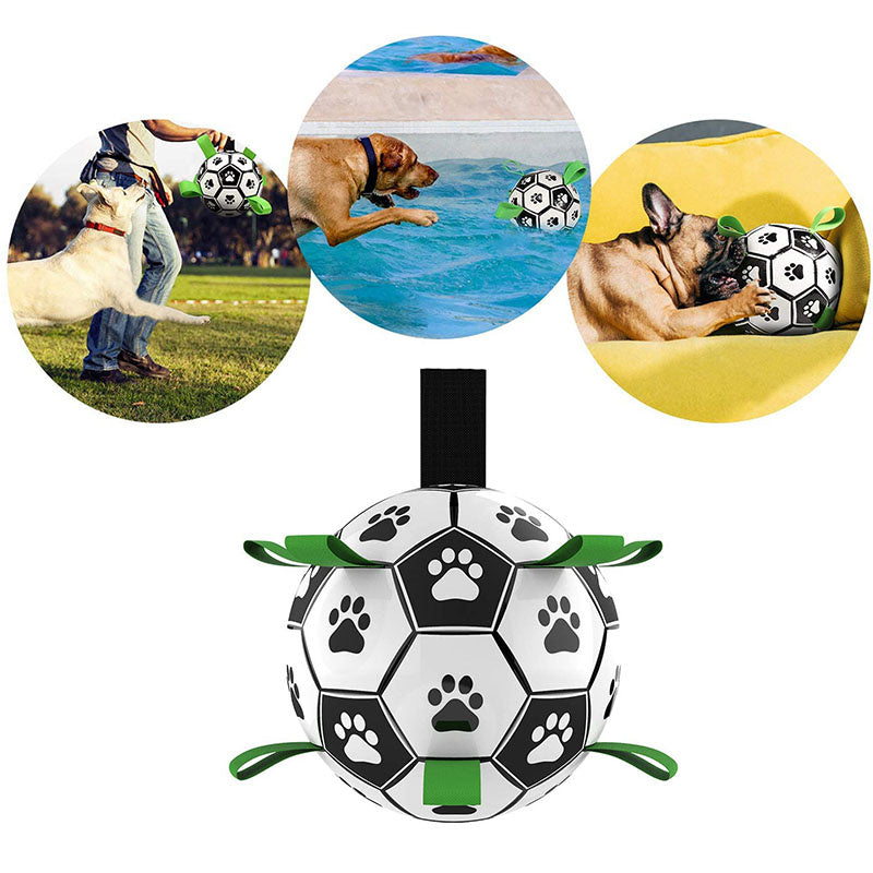 Dog Toy Floating Non-Toxic Soccer Ball Pool & Beach