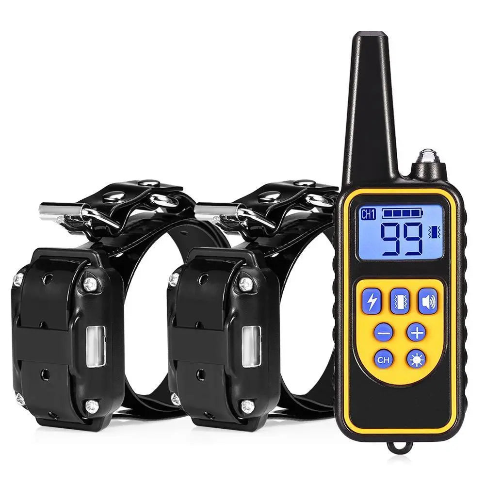 Dog Training Collar Remote Control 800m Range IP67 Waterproof