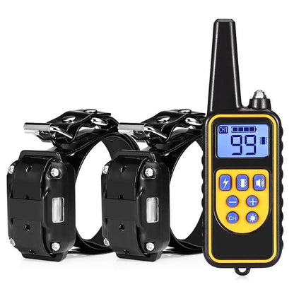 Dog Training Collar Remote Control 800m Range IP67 Waterproof