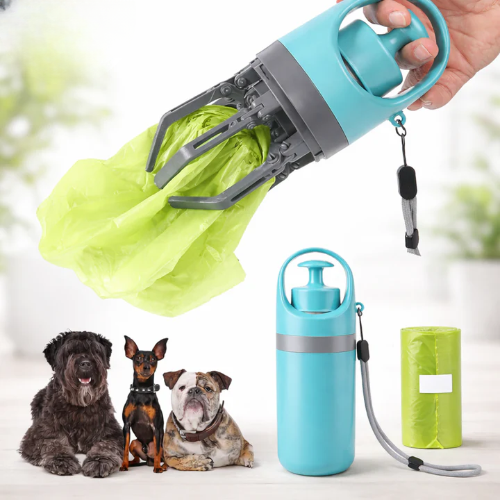 Dog Waste Grabber Touch-Free Sixfold Gripper