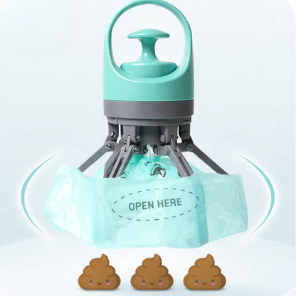 Dog Waste Grabber Touch-Free Sixfold Gripper