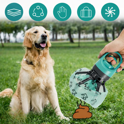 Dog Waste Grabber Touch-Free Sixfold Gripper