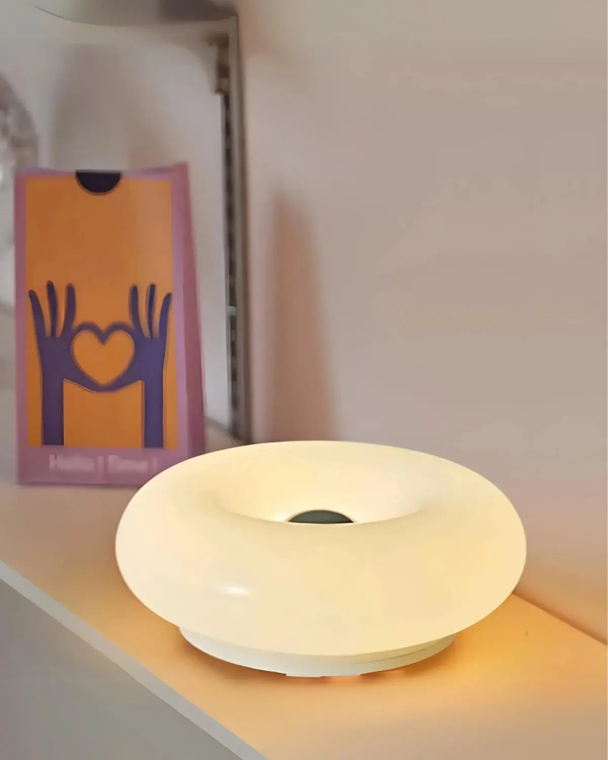 Donut Table Lamp Soft Diffuse LED Ready To Use