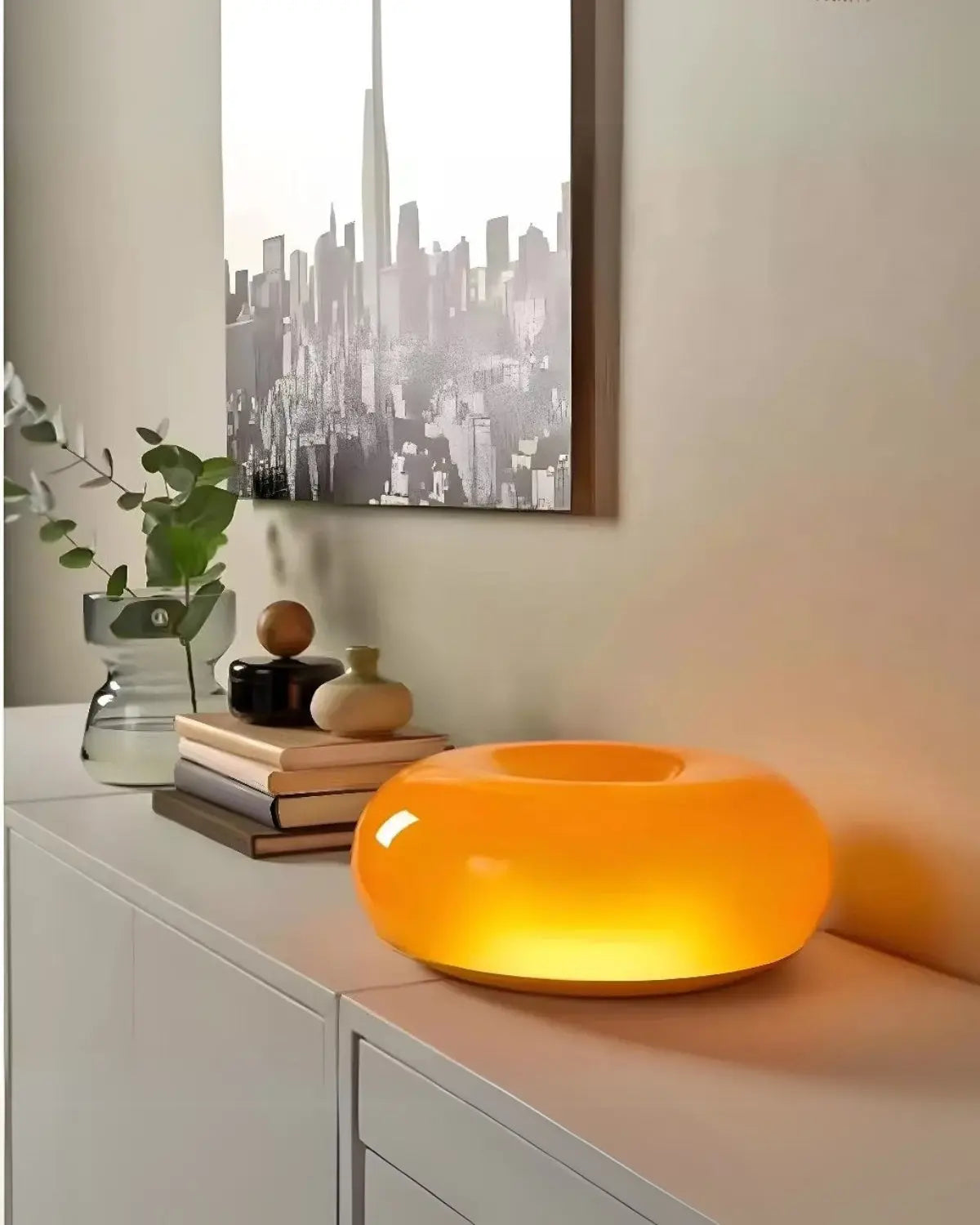 Donut Table Lamp Soft Diffuse LED Ready To Use