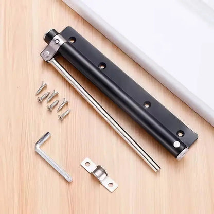 Door Closer Adjustable 4-Speed Stainless Steel Quiet Smooth Closing