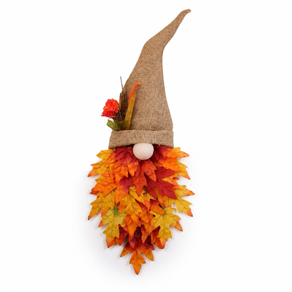 Door Hanger Autumn Fabric With Maple Leaves