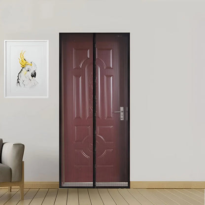 Door Insect Screen Magnetic Closure Polyester Mesh