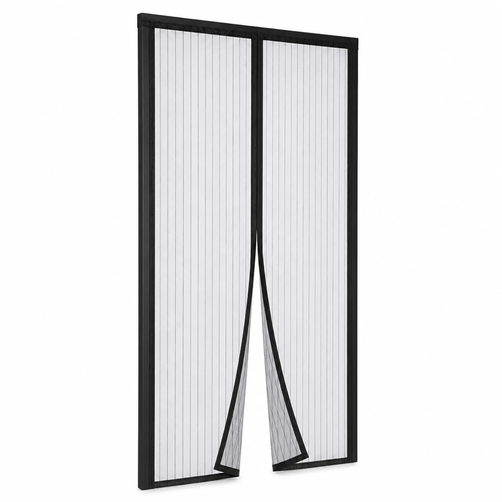Door Insect Screen Magnetic Self-Closing Fine Mesh