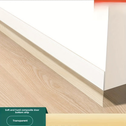 Door Seal Self-Adhesive Three-Layer Silicone Draft & Noise Protection