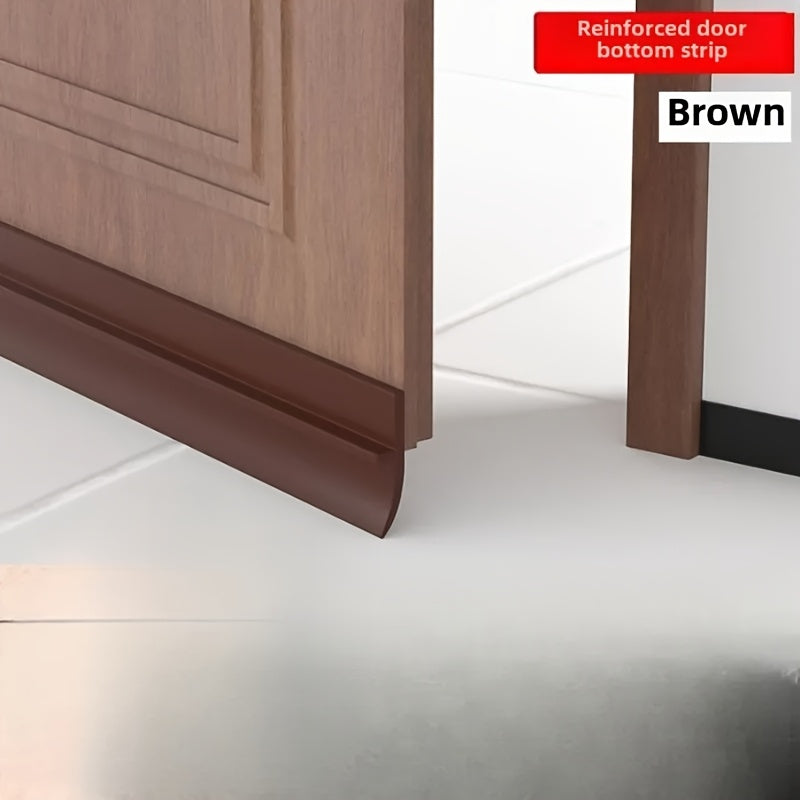 Door Seal Self-Adhesive Three-Layer Silicone Draft & Noise Protection