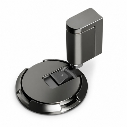Door Stop Push-To-Lock No-Drill Zinc Alloy